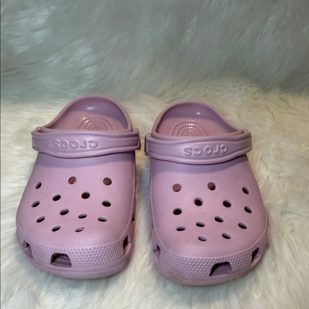 CROCS Classic Clogs W9/ M7 Light Pink